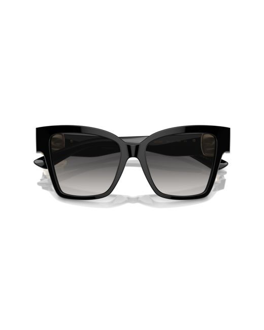 Dolce & Gabbana Black 54mm Gradient Square Sunglasses for men