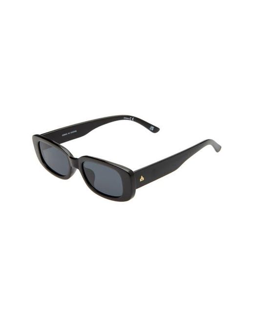 Aire Black Ceres 51Mm Rectangular Sunglasses