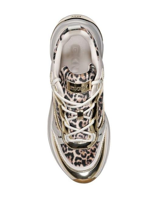DKNY White Juna Sneaker