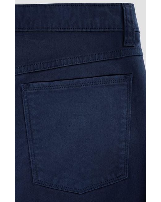 Bugatchi Blue Stretch Cotton Pants for men