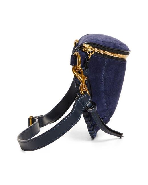 Isabel Marant Blue Skano Xo Capsule Suede Belt Bag