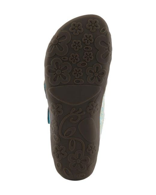 Spring Step Blue Caelana Sandal
