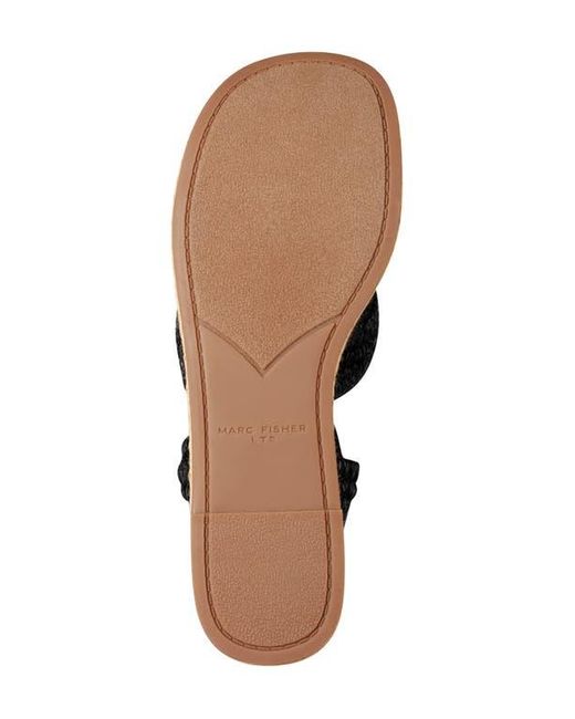 Marc Fisher Black Payley Ankle Strap Platform Sandal