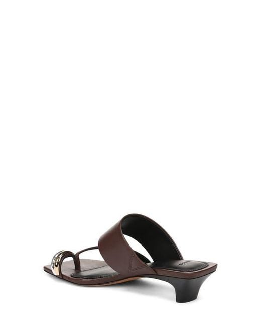 Vince White Stacy Toe Loop Sandal