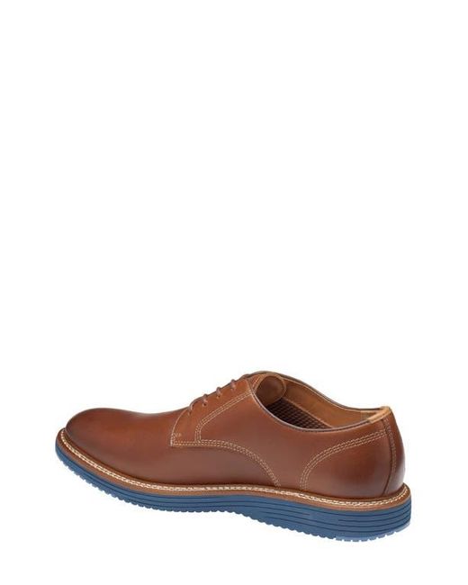 Johnston & Murphy Brown Upton Plain Toe Derby for men