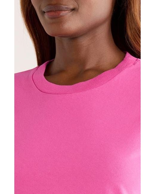 Frank & Eileen Pink Harper Perfect T-Shirt Dress