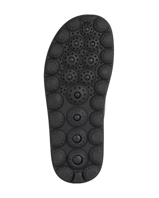 Geox Black Spherica Ec6 Sandal for men