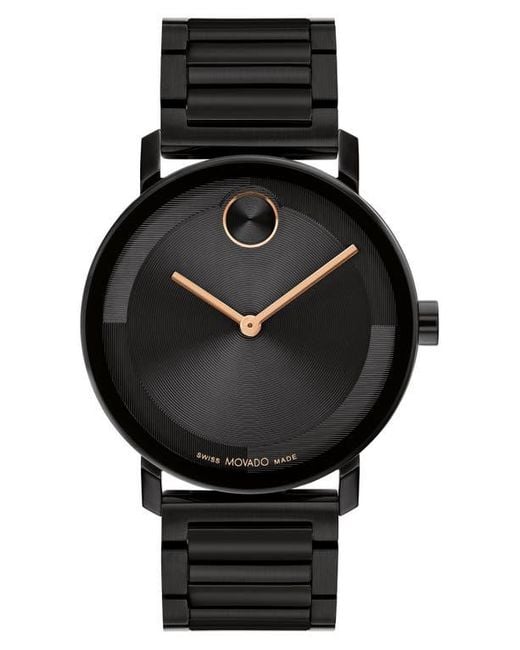Movado Black Bold Evolution 2.0 Bracelet Watch, 40Mm for men