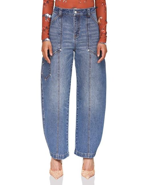Avec Les Filles Blue Zucchini Leg Carpenter Jeans