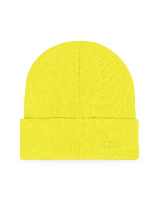 Alix Yellow Lil Flower Beanie Cap