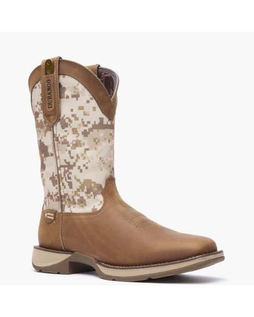 Durango Brown Desert Camo Pullon Western Boot for men