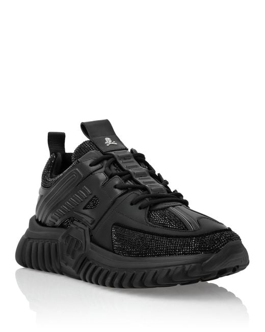 Philipp Plein Black Runner Sneaker Supersonic