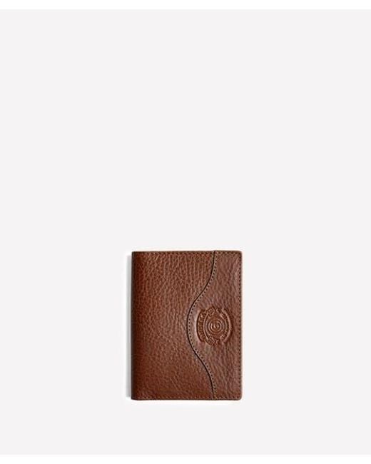 Ghurka Brown Vertical Card Case No. 396