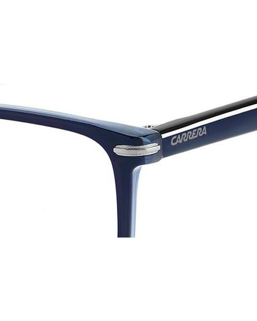 Carrera Black 54Mm Rectangular Optical Glasses for men