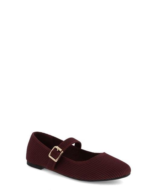 MIA Brown Brita Mary Jane Flat