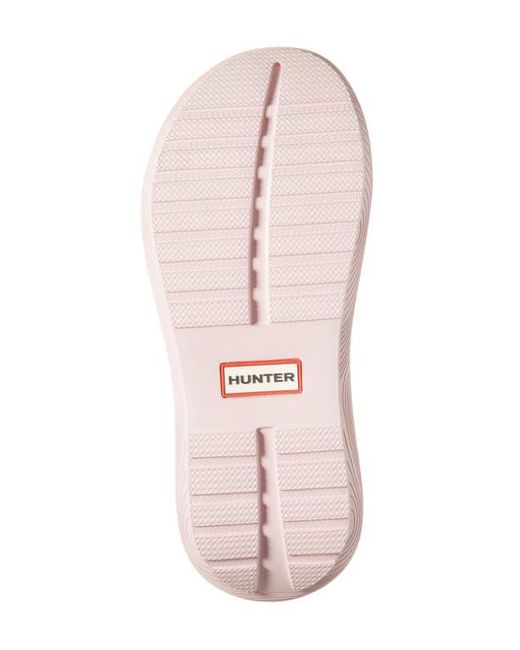 Hunter Pink Haddie Platform Slide Sandal