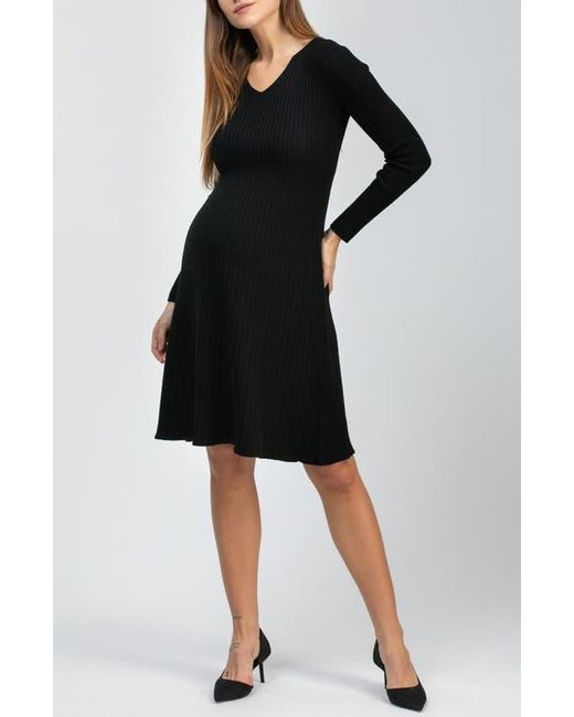 PIETRO BRUNELLI MATERNITY Bianca Rib Long Sleeve Maternity Dress in Black | Lyst PIETRO BRUNELLI MATERNITY Bianca Rib Long Sleeve Maternity Dress in Black | Lyst