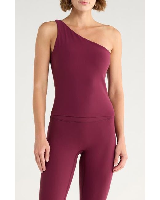 Spanx Purple Bare Essentials One Shoulder Tank