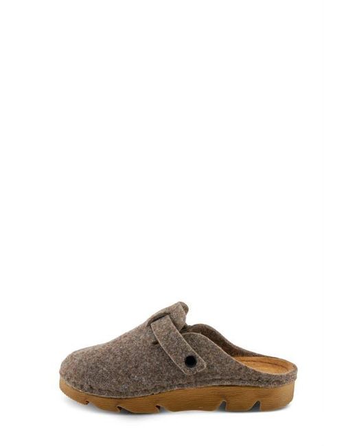 Flexus by Spring Step Brown Clogger Mule