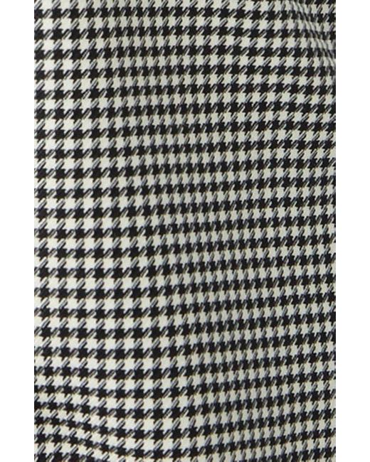 Marina Rinaldi Gray Teglia Houndstooth Virgin Wool Twill Jacket