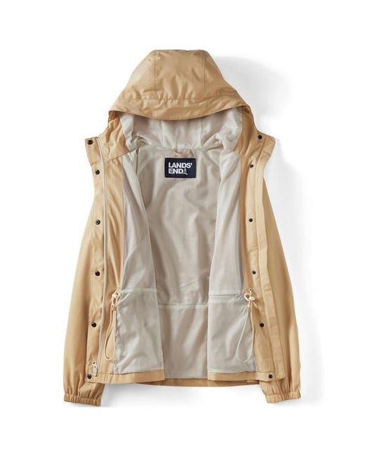 Lands' End Blue Squall Packable Rain Jacket