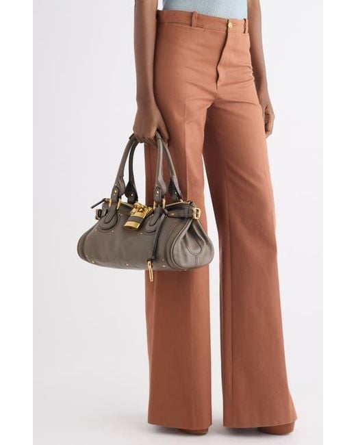 Chloé Brown Paddington Leather Satchel