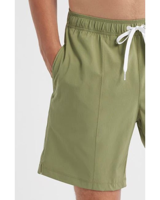 Rhone Green R&R 7.5-Inch Swim Trunks for men