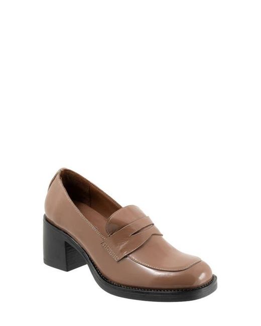 BUENO Brown Ruth Penny Loafer Pump