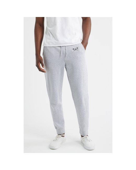 Dark Seas Men's Gray Go-To Ii Fleece Sweatpants