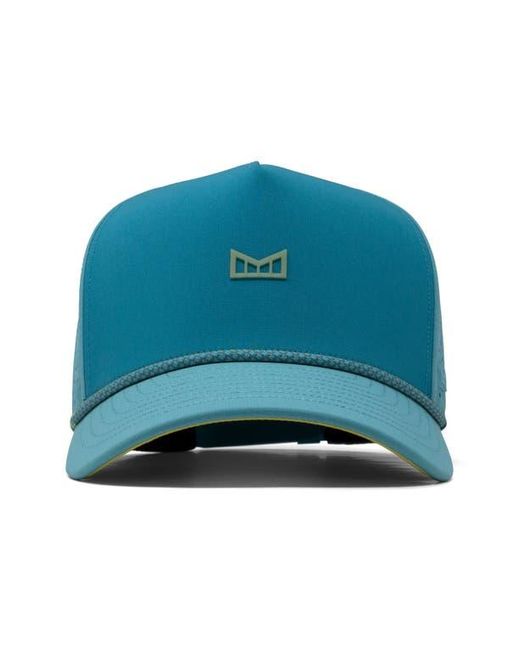 Melin Blue Odysea Rope Bulls Icon Hydro Performance Snapback Hat for men
