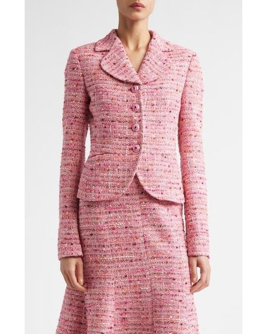 St. John Pink Provence Tweed Jacket