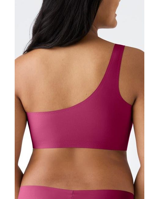 True & Co. Purple True Body One-Shoulder Bra