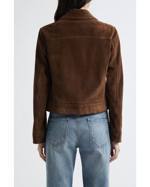 Nili Lotan Brown Susannah Suede Jacket