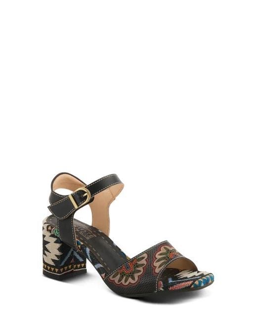 Spring Step Brown Sassyclass Ankle Strap Sandal