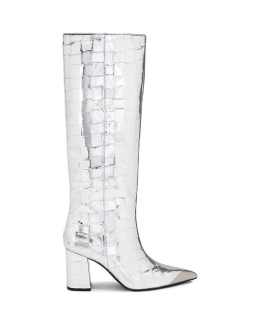 Kurt Geiger Gray Regent Knee High Boot
