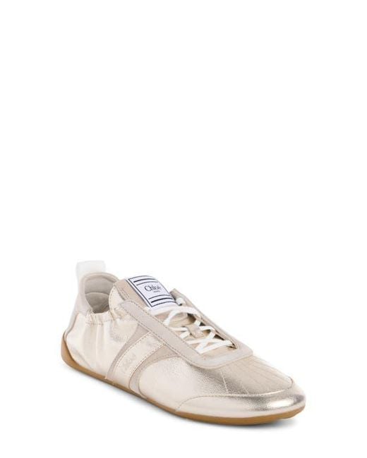Chloé White Kick Sneaker