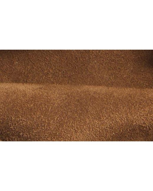 Acne Brown Micro Multipocket Suede Crossbody Bag
