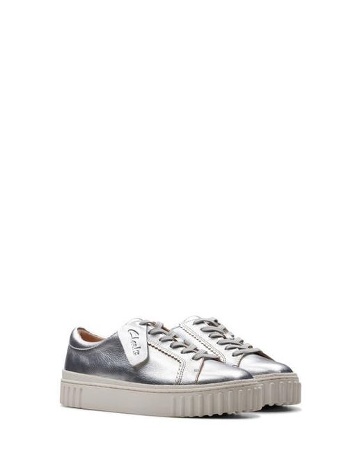 Clarks White Mayhill Walk Sneaker