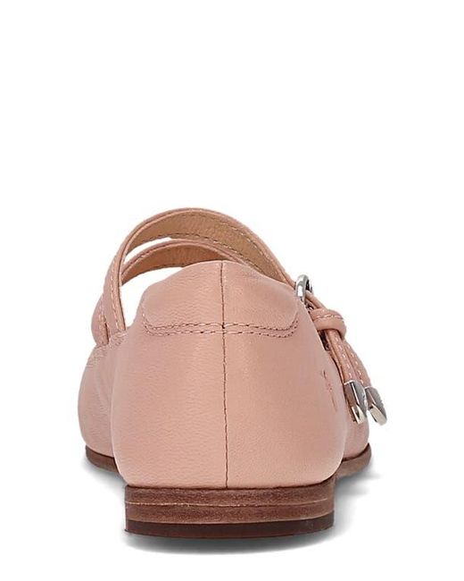 Frye Pink Carson Mary Jane Flat