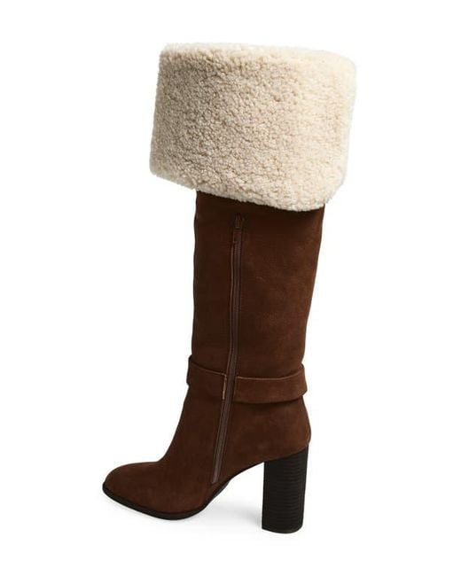 Jeffrey Campbell Natural Nestle Knee High Boot