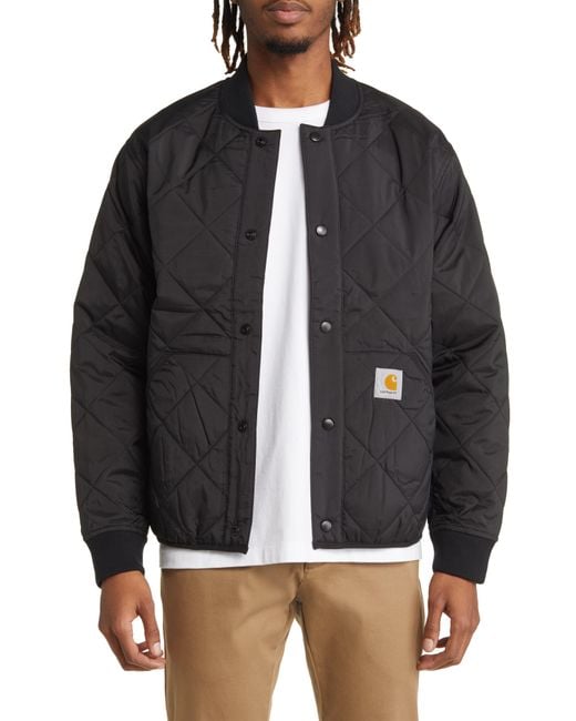 Carhartt Barrow Quilted Liner Jacket in Black for Men Lyst
