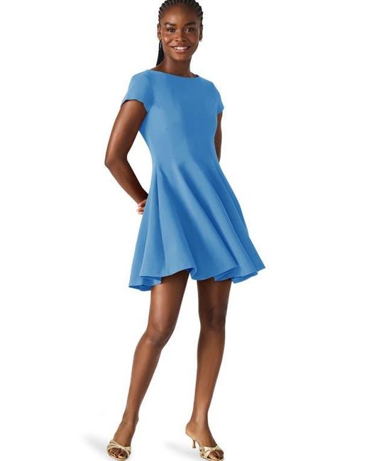 steve madden blue dress Rylan Mock Neck Dress, Medieval Blue Midnight main image 1