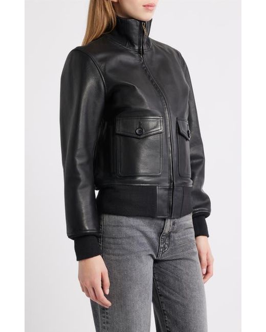 Schott Nyc Black Leather Flight Jacket
