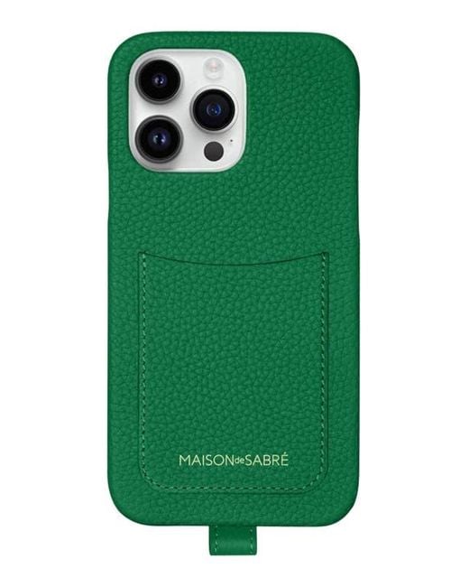 Maison De Sabre Green Sling Phone Case
