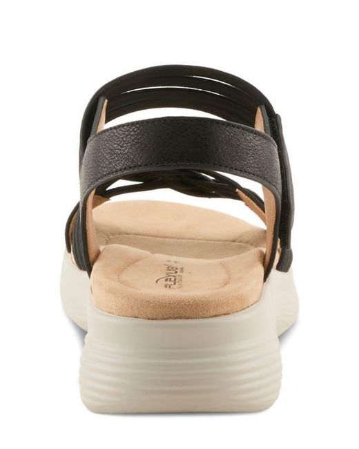 Flexus by Spring Step Black Delosa Platform Sandal