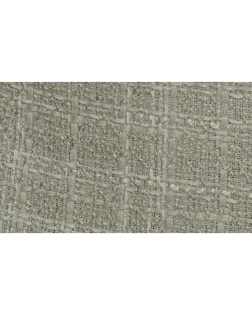Donna Karan Gray Button Front Tweed Jacket