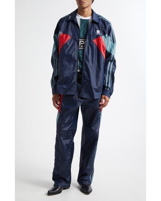 Martine Rose Blue Nylon Track Pants for men