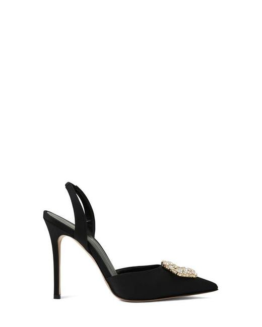 Bruno Magli Black Moda Slingback Pointed Toe Pump
