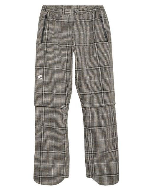 Malbon Golf Gray Jackson Rain Pants for men