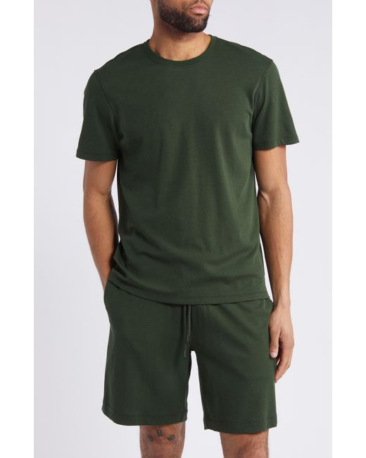 Daniel Buchler Green Crewneck Pajama T-shirt for men
